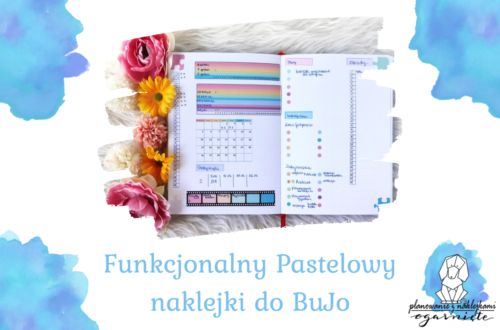 Funkcjonalny Pastelowy - naklejki do BuJo