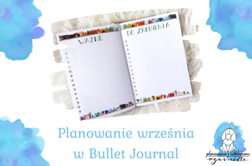 Planowanie września w Bullet Journal